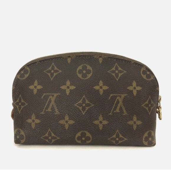 Louis Vuitton Brown Monogram Cosmetic Pouch - Picture 2 of 11